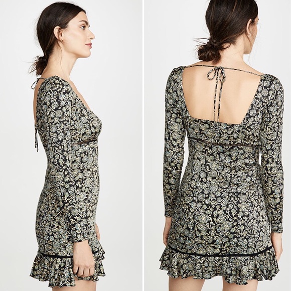 Free People Floral Boheme Mini Dress - Picture 14 of 15